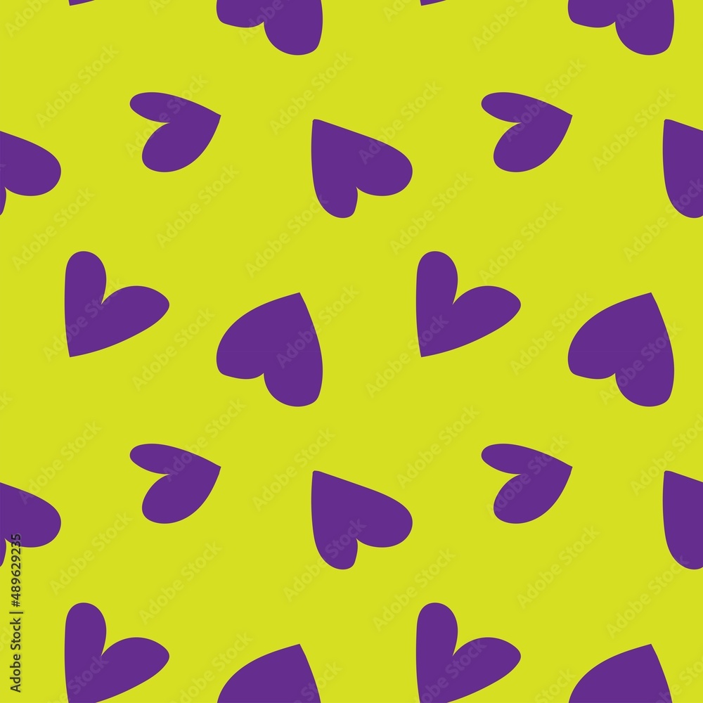 Heart shaped brush stroke seamless pattern design Heart shaped brush stroke seamless pattern design