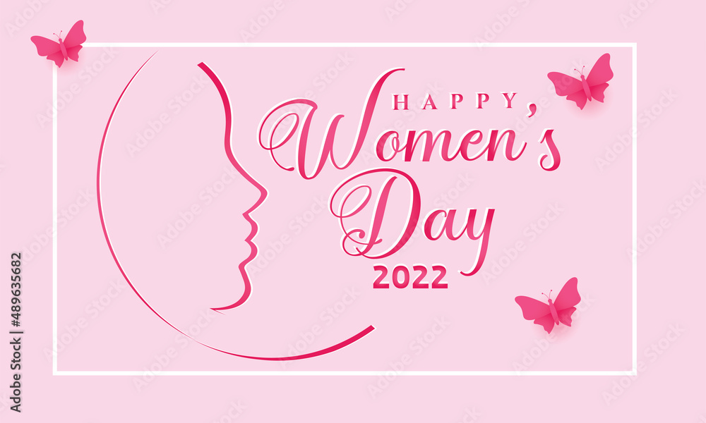  International Women's day 2022,card 
vector, background  