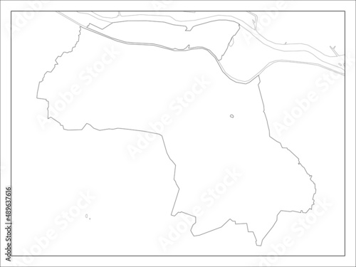 板橋区の地図です。