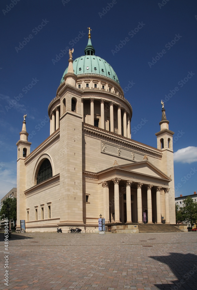 Church of St. Nicholas at Alter Markt in Potsdam. State Brandenburg. Germany