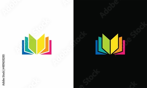 book logo. design creative logo	