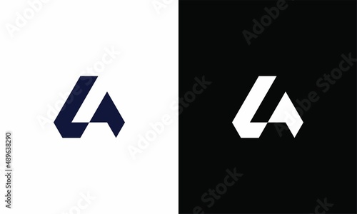 letter LA / AL logo initial vector icon design 	 Design Letter Initial	