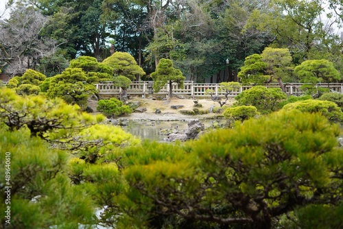 柳川の庭園