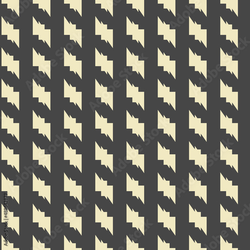 Geometric ornament background in beige and dark grey colors