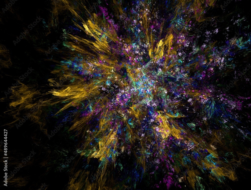 Imaginatory fractal abstract background Image