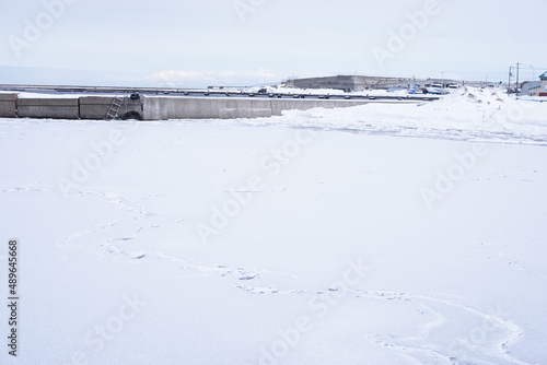 Wallpaper Mural 日本 北海道 網走 流氷 知床連山 Torontodigital.ca