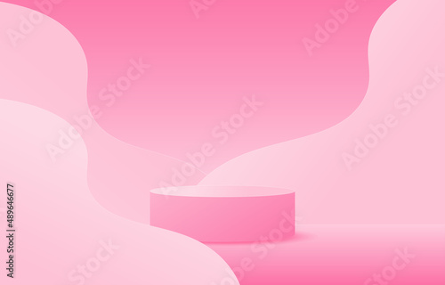 hot pink presentation cover product theme background for sales online shopping