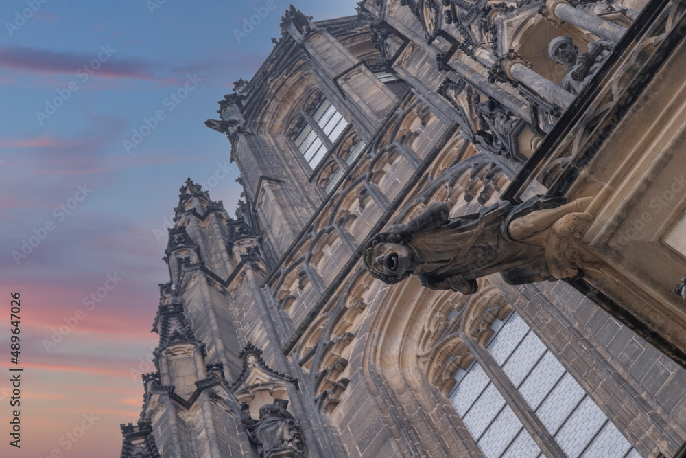 St. Vitus Cathedral in the center of Prague.