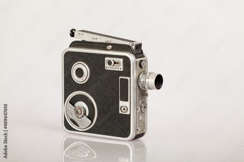 old hand movie camera