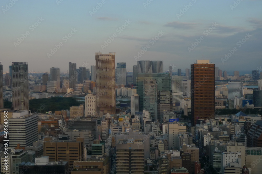 view of Tokyo from Tokyo Tower
