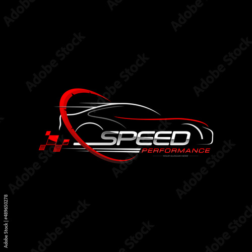 Speed performance Automotive Logo Template  © jenny