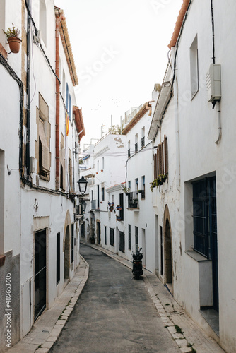 Old side street in Sitges, Spain © Dennis