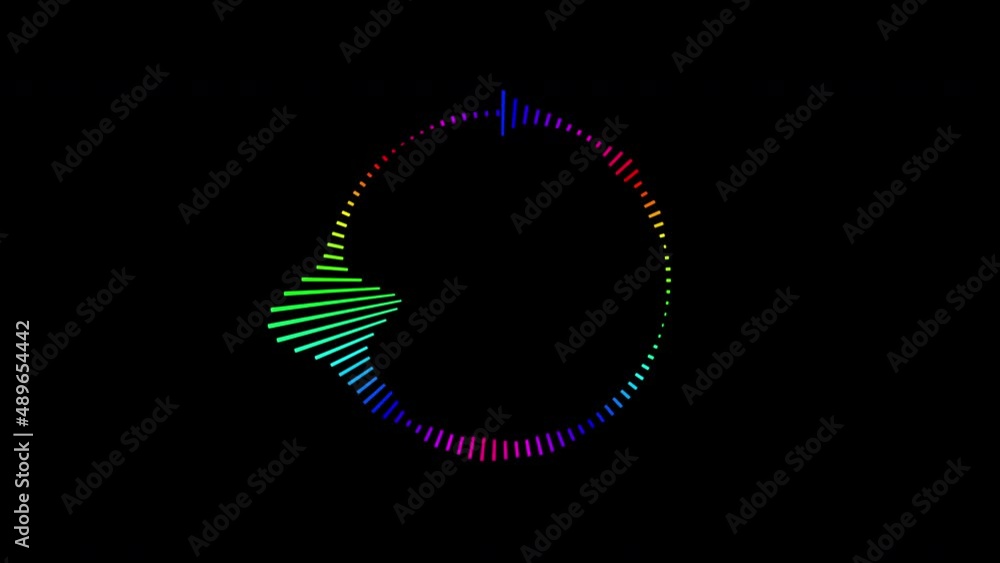Abstract audio wave spectrum sphere moving at black background. Seamless loopable background. Abstract audio wave spectrum sphere moving at black background. Seamless loopable background.