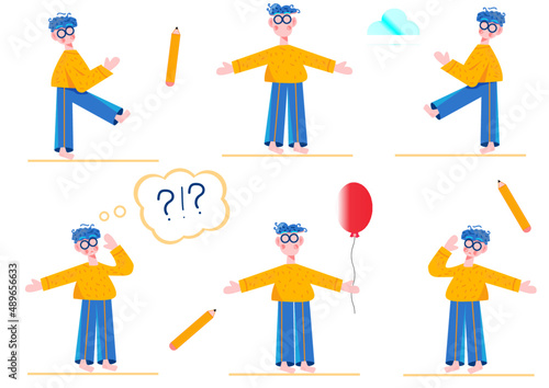 a set of guys for a website or magazine