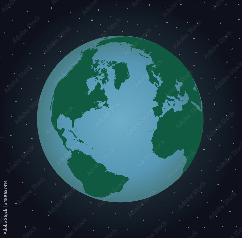 Planet Earth icon. Flat planet Earth icon. Infographics Earth. Simplified earth globe Planet Earth icon. Flat planet Earth icon. Infographics Earth. Simplified earth globe
