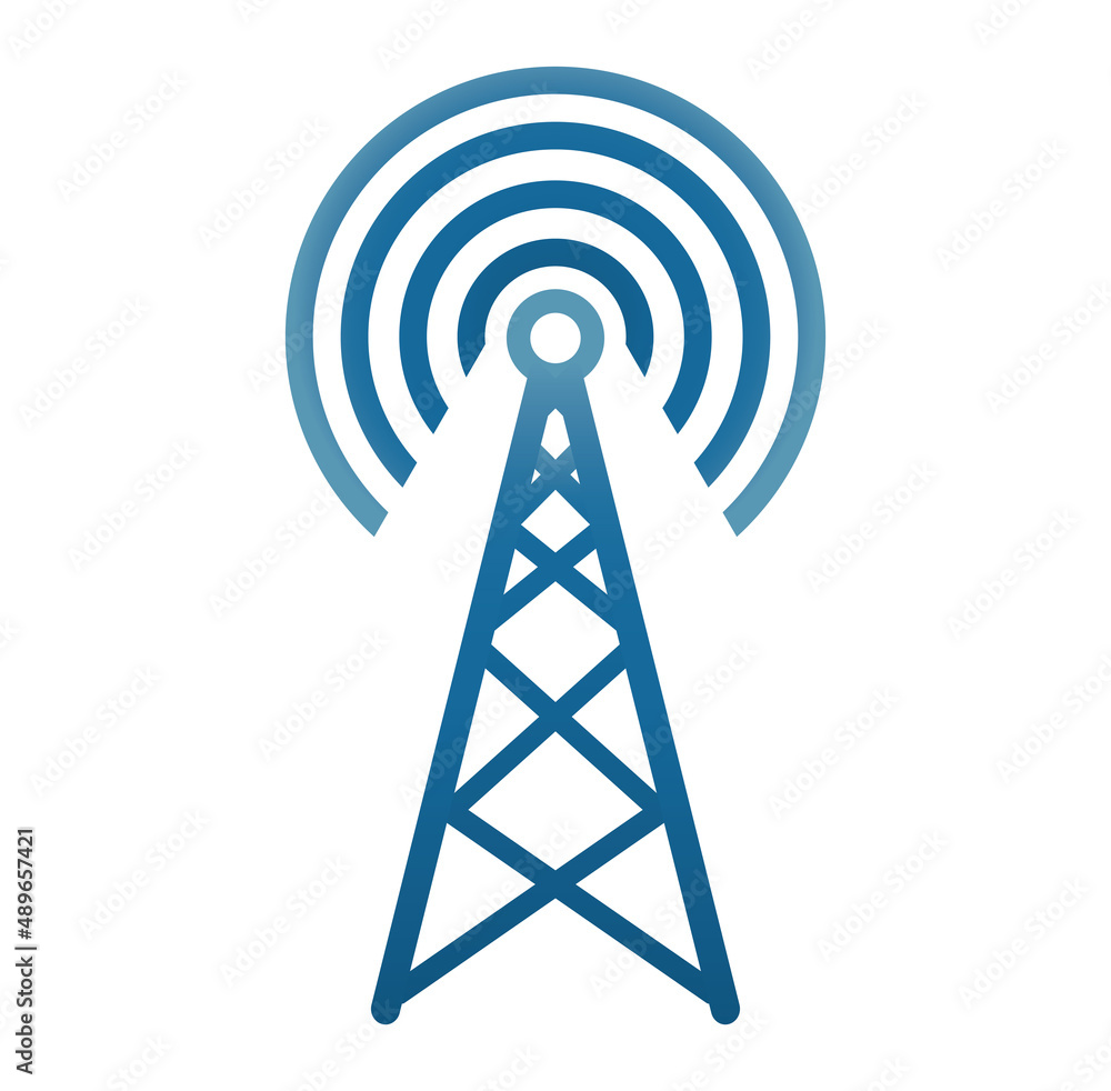 Transmitter antenna symbol. signal tower icon. Communication antenna simple Transmitter antenna symbol. signal tower icon. Communication antenna simple