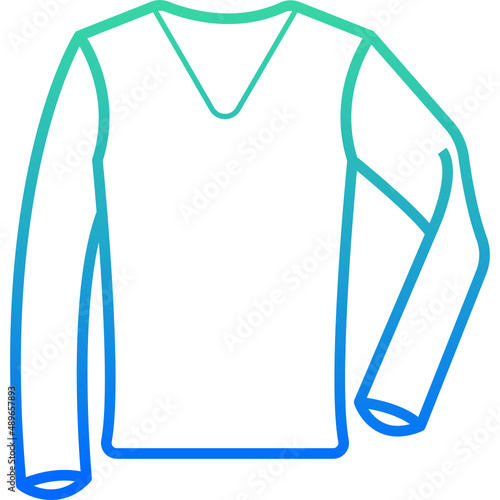 long sleeve shirt icon