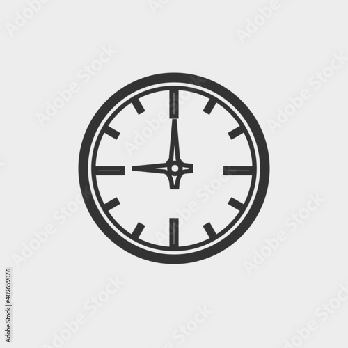 Free Download Clock vector icon illustration sign  - GFXLoad