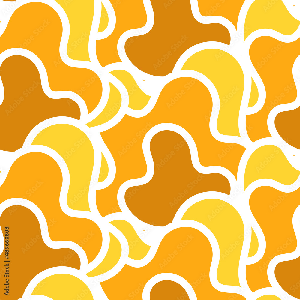seamless pattern abstract orange creative design background vector illustration