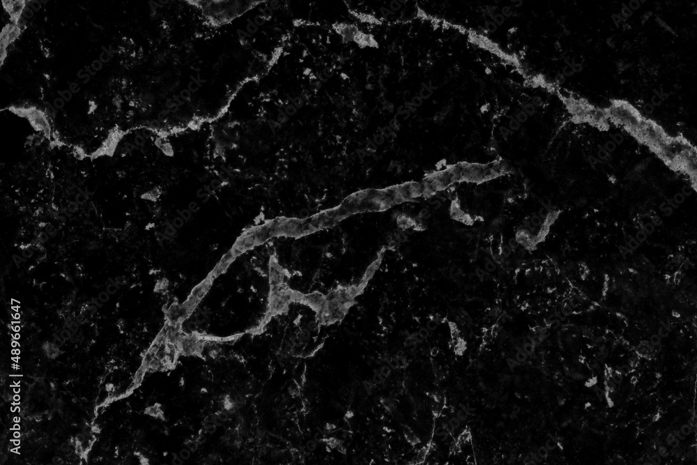 Obraz premium Black marble natural pattern for background