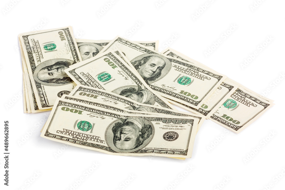 Conceptual background of hundred dollar bills for design. Conceptual background of hundred dollar bills for design.