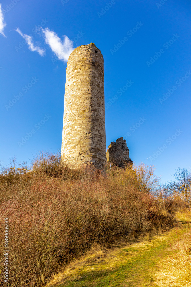 Frühlingsspaziergang rund um die Burgruine Brandenburg im wunderschönen Werratal - Lauchroeden - Thüringen