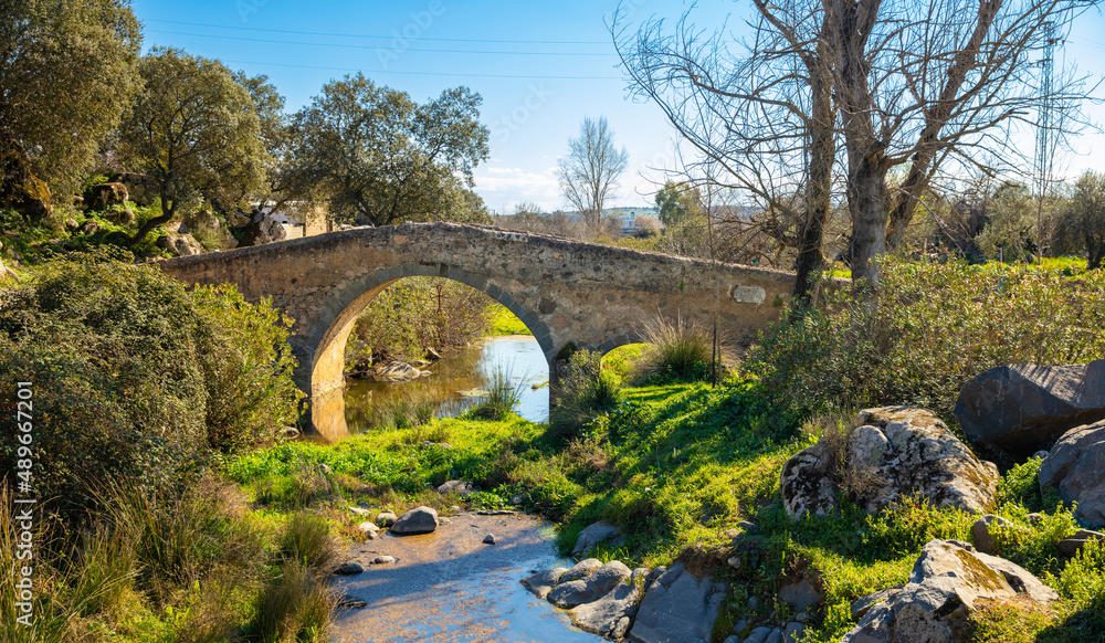 old bridge in countryside- Spain