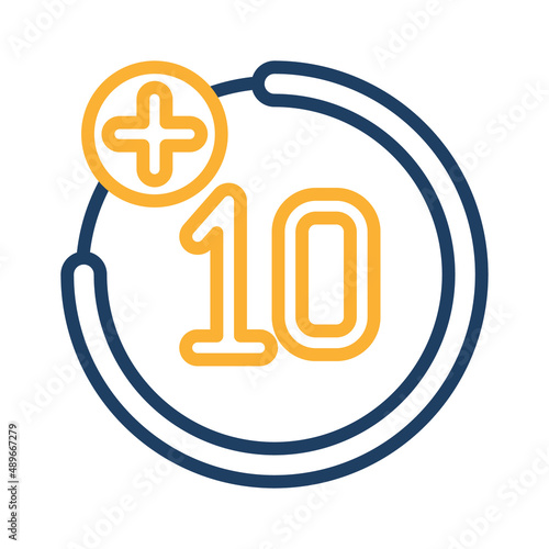 Age restriction Vector icon which can easily modify or edit

