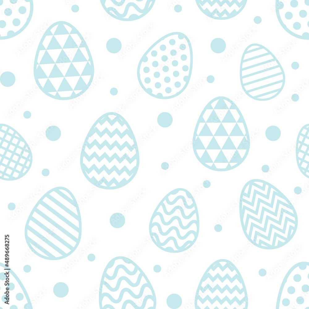 Colourful Easter pattern with decorative eggs. Wrapping paper concept. Vector Colourful Easter pattern with decorative eggs. Wrapping paper concept. Vector