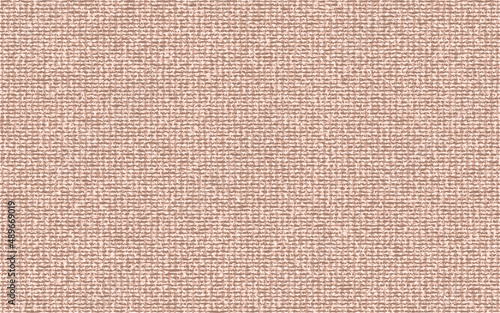 Brown rough hemp burlap texture. Vector pattern background