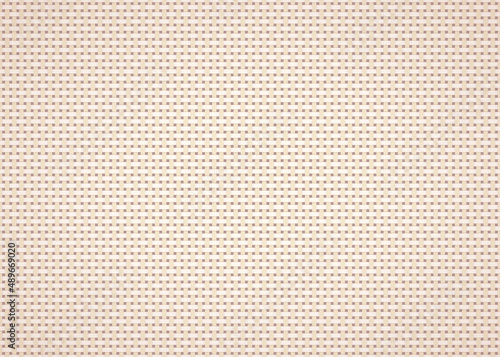 Beige canvas plain weave texture. Vector pattern background