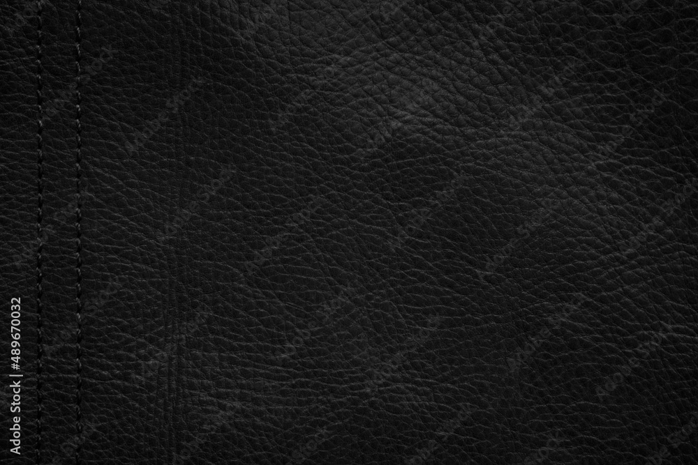 Closeup of seamless black leather texture background, surface material for fashion dark pattern luxury decoration. Closeup of seamless black leather texture background, surface material for fashion dark pattern luxury decoration.