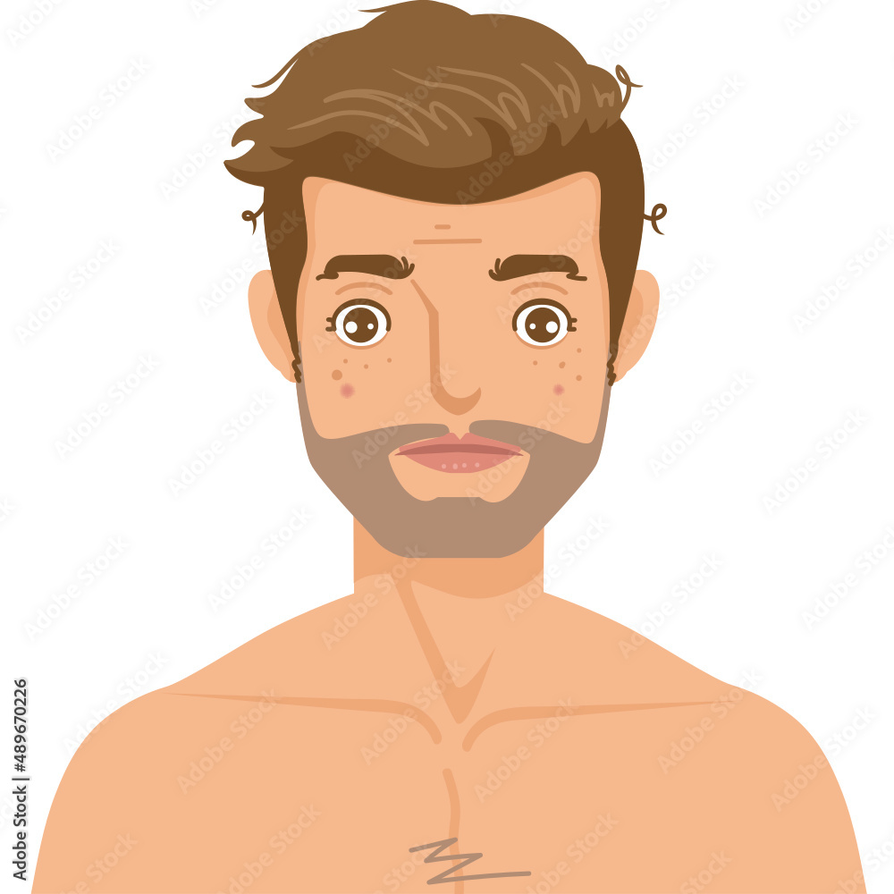 man; face; damaged skin; acne; blackhead; under the eyes; wrinkles; dark skin; dry skin; oily skin; skin 