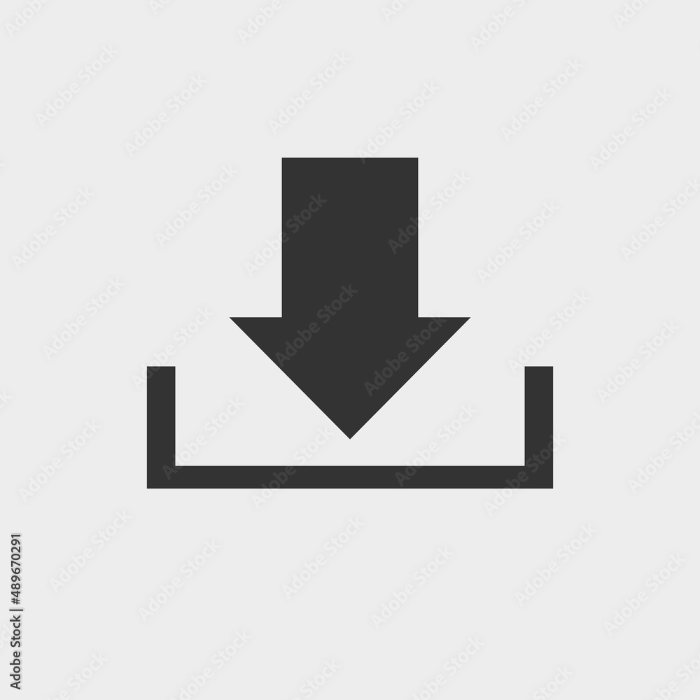Download vector icon illustration sign Download vector icon illustration sign