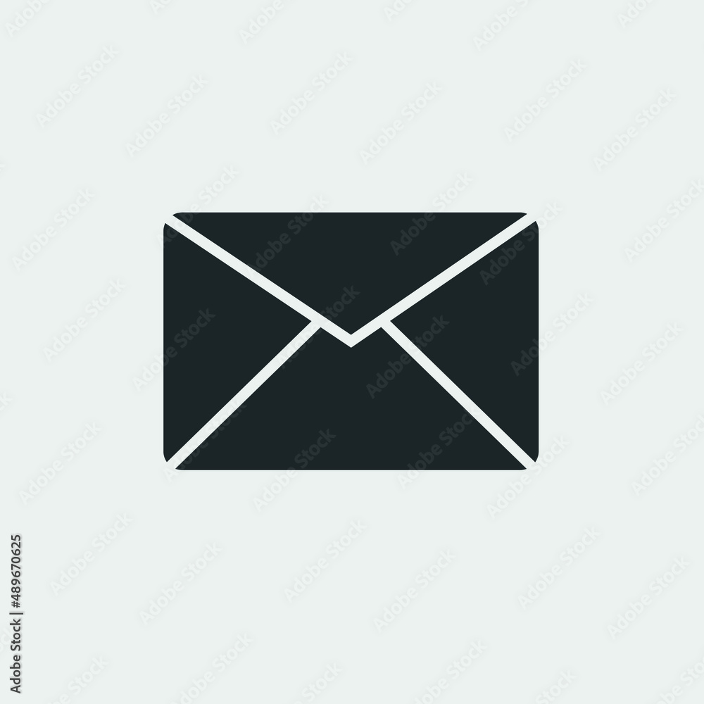Envelope mail vector icon illustration sign Envelope mail vector icon illustration sign