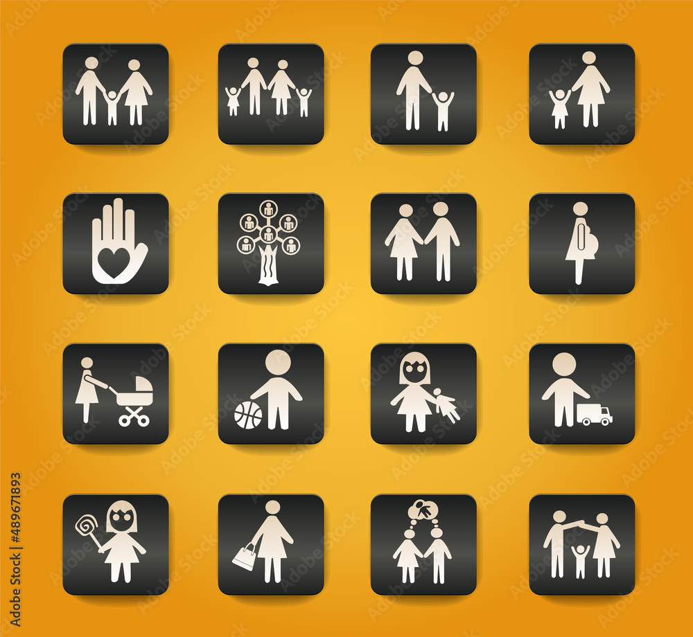 family icon set