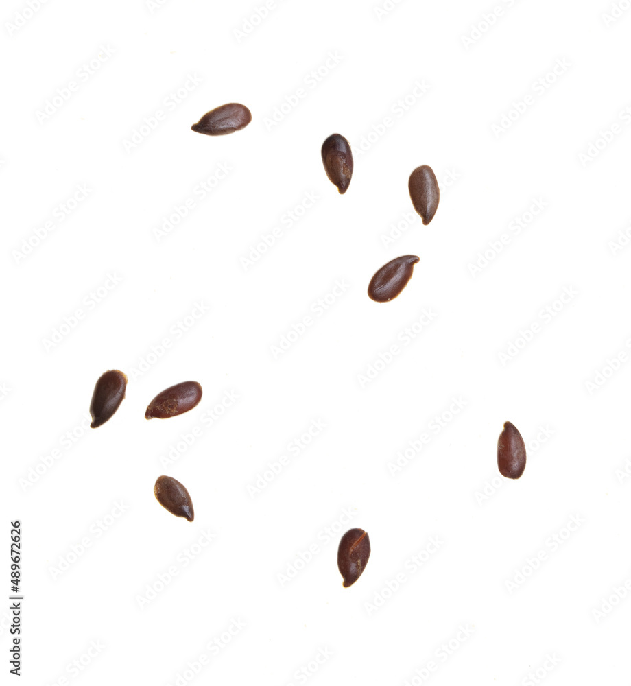 Sesame seeds isolated on white background. Sesame seeds isolated on white background.