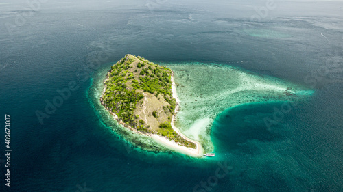 Tikus island is a beautiful small island in Komodo National Park, Indonesia