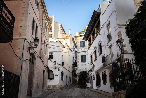 Narrow Streets in Sitges  Spain