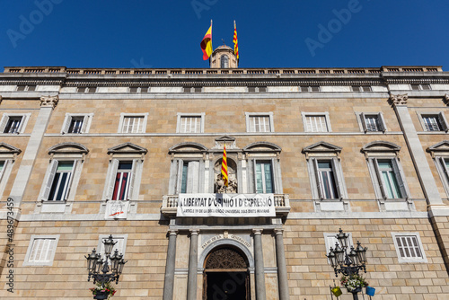 Palau de la Generalitat palace in Barcelona photo