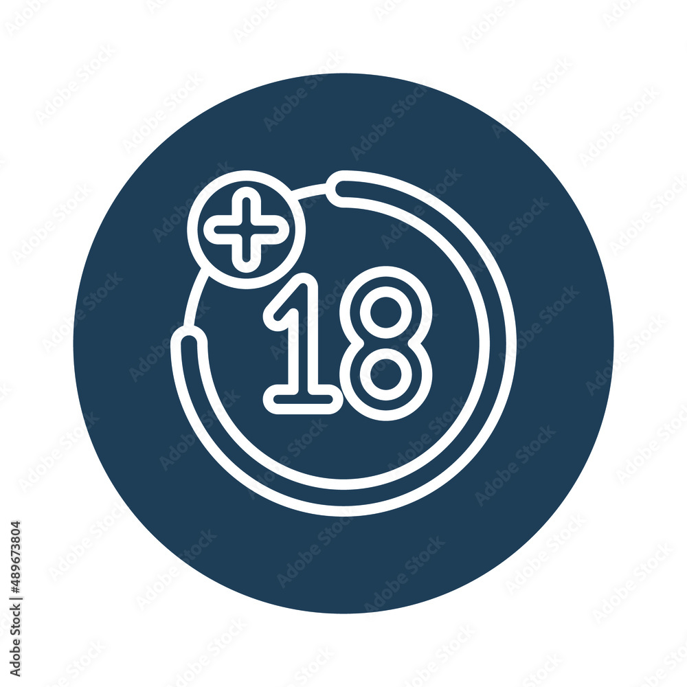 Age restriction Vector icon which can easily modify or edit
Age restriction Vector icon which can easily modify or edit