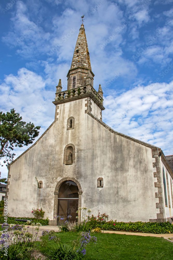 Clohars-Carnoët. Eglise Notre-Dame de Trogwall. Finistère. Bretagne