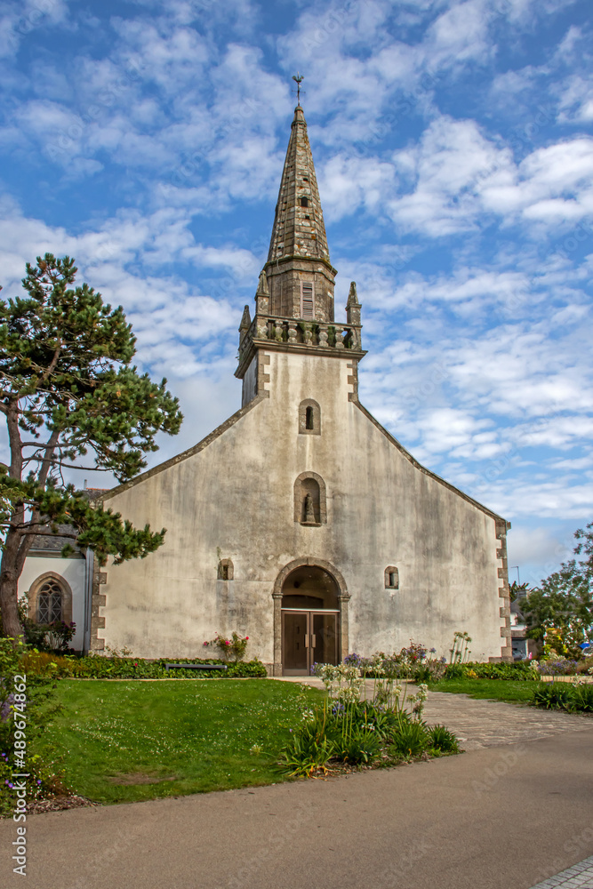 Clohars-Carnoët. Eglise Notre-Dame de Trogwall. Finistère. Bretagne