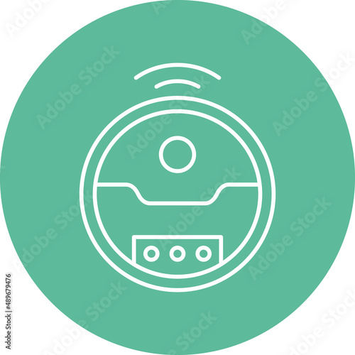 Robotic Vaccum Icon Style