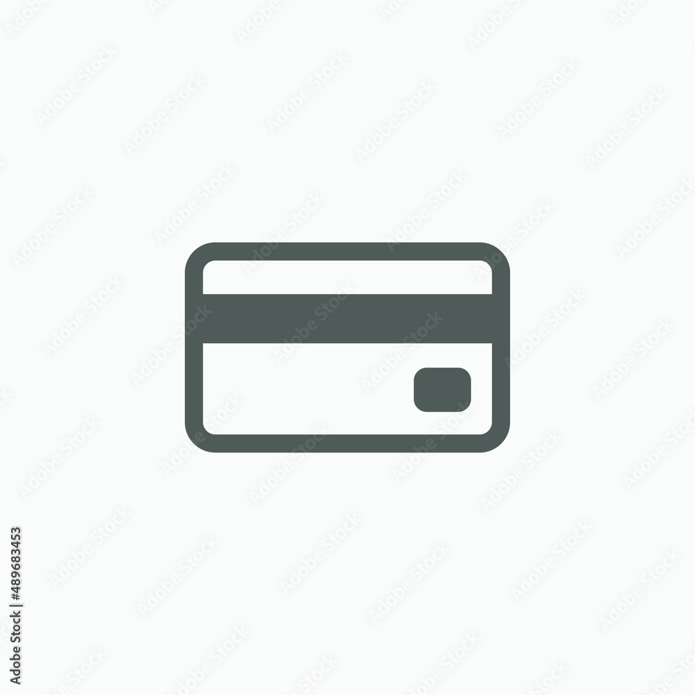 card icon vector isolated. bank card, credit card symbol. card icon vector isolated. bank card, credit card symbol.