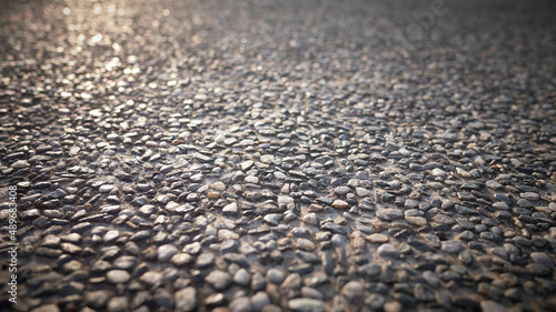 close up of small grey stones - used as background 16:9 backlight