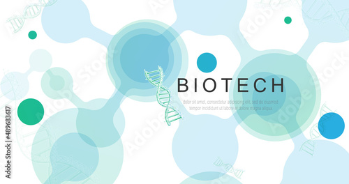 Abstract molecular structures background. Science, technology, biomedical, health, chemistry concept. Vector illustration photo