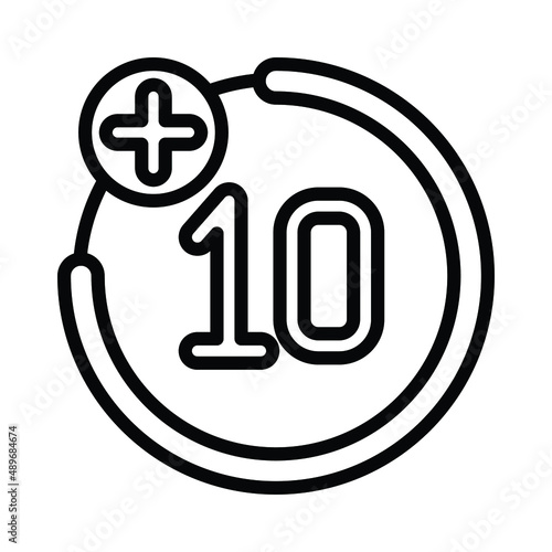 Age restriction Vector icon which can easily modify or edit

