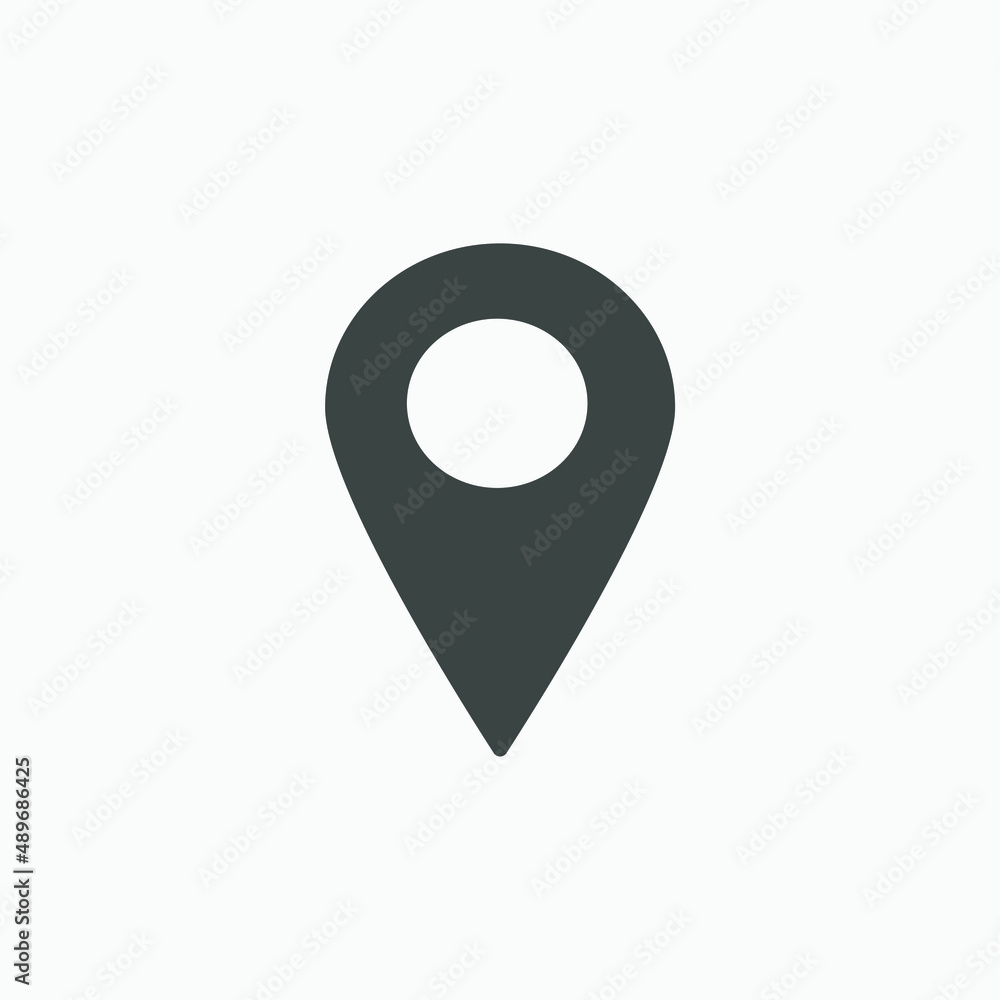 location vector icon isolated. map, pin, point, pin marker, map pointer symbol location vector icon isolated. map, pin, point, pin marker, map pointer symbol