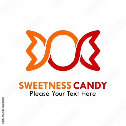 Sweetness candy logo template illustration